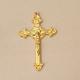 Crucifixo  Metal 5cm Dourado